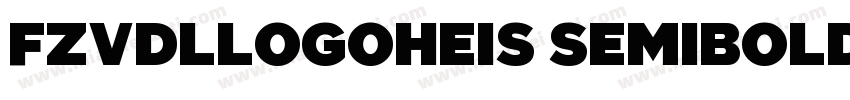 FZVDLLogoHeiS SemiBold字体转换
